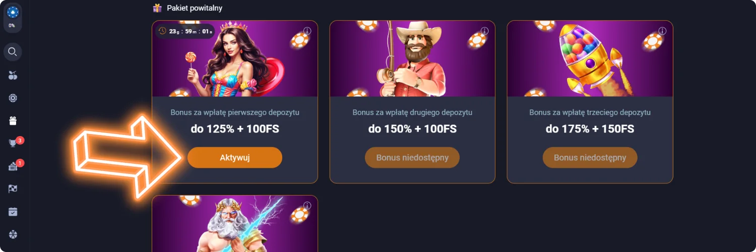 Aktywuj Vox bonus