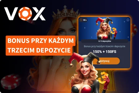 Bonus przy każdym trzecim depozycie