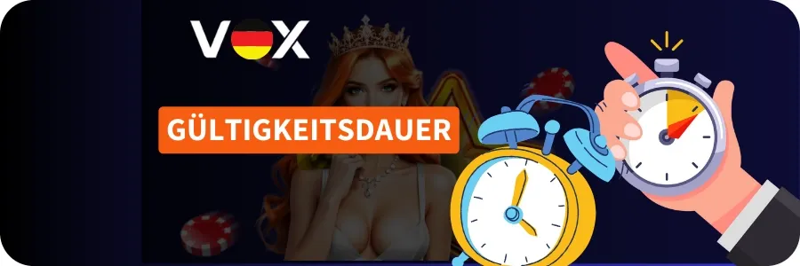 Vox Casino Aktivierungszeitraum für Promo-Codes