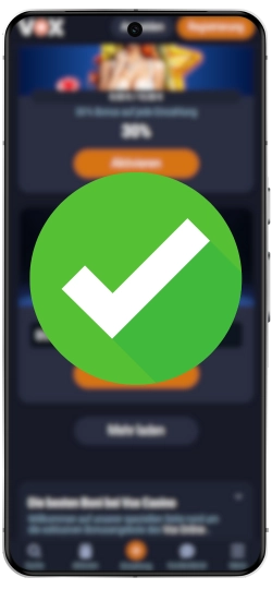 Warte auf die Bestätigung von Vox Casino